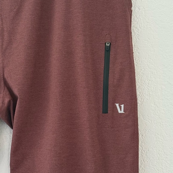 Vuori Sunday Performance Jogger Pants Mens XXL Oxblood Maroon Tapered - Picture 2 of 11